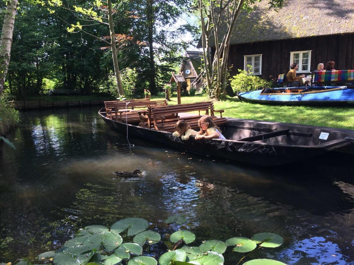 Das Spreewaldhaus, Fewo Schlangenkönig, Fewo Fischotter Lübbenau Exterior foto