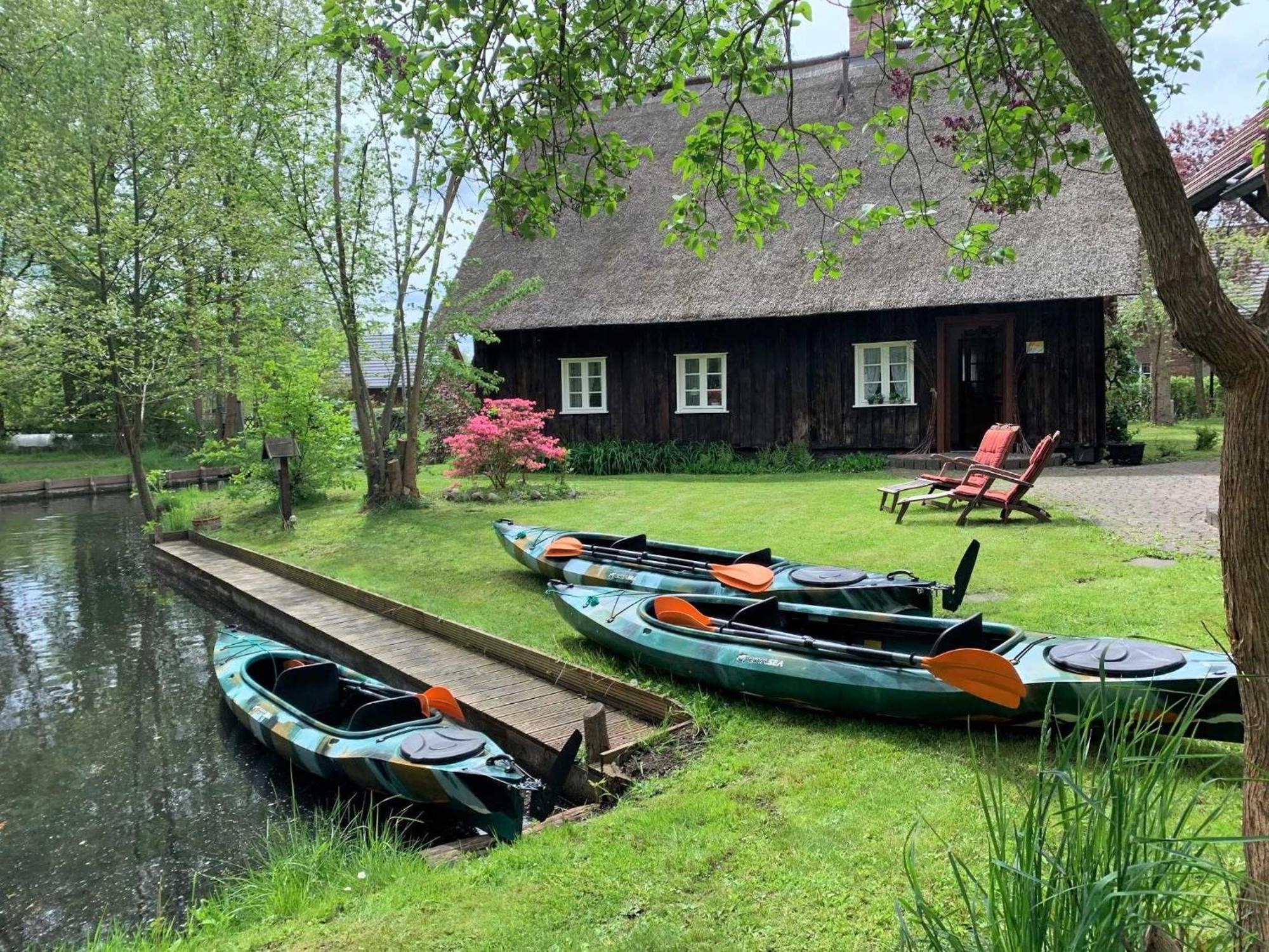 Das Spreewaldhaus, Fewo Schlangenkönig, Fewo Fischotter Lübbenau Exterior foto