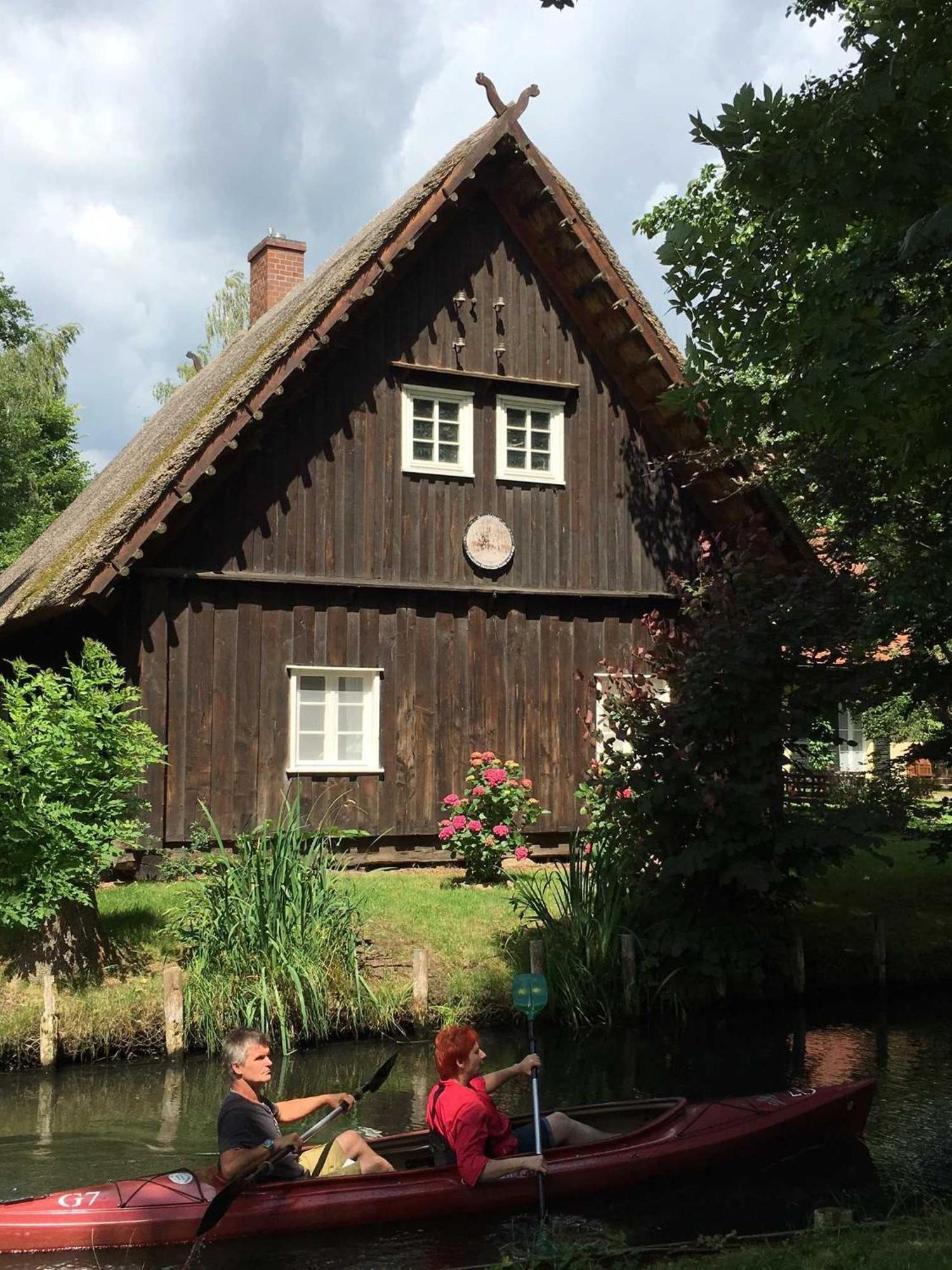 Das Spreewaldhaus, Fewo Schlangenkönig, Fewo Fischotter Lübbenau Exterior foto